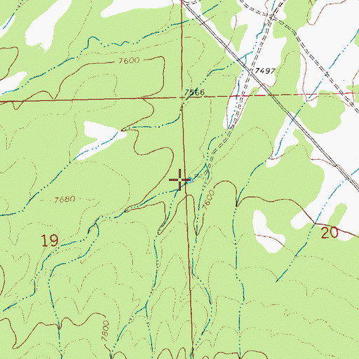 Topographic Map of Gravel Pit Tank, NM