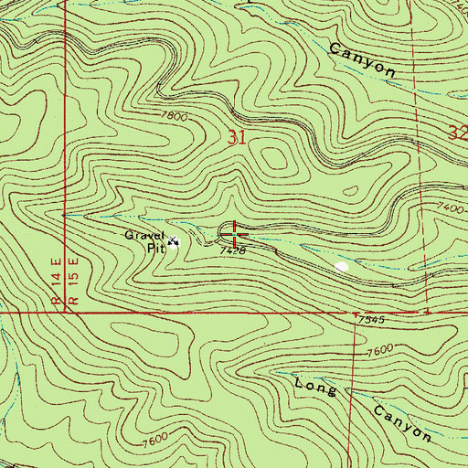 Topographic Map of Lower Wet Burnt Tank, NM