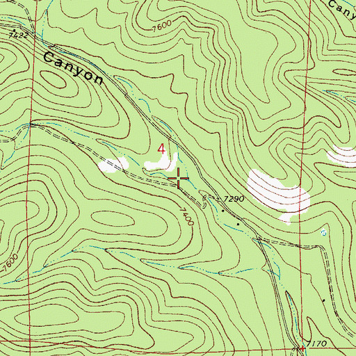 Topographic Map of Claim Tank, NM
