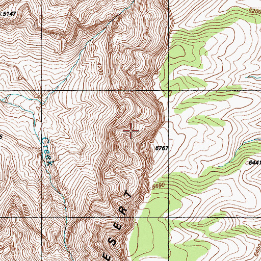 Topographic Map of Palisades of the Desert, AZ