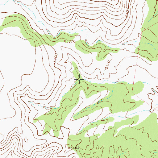Topographic Map of Hells Here Tank, NM