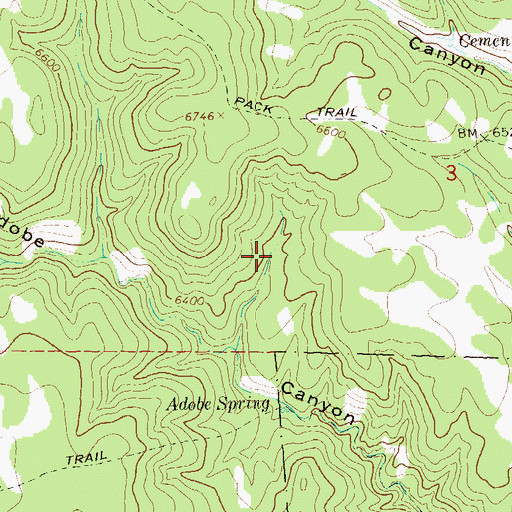 Topographic Map of Bobcat Spring, NM