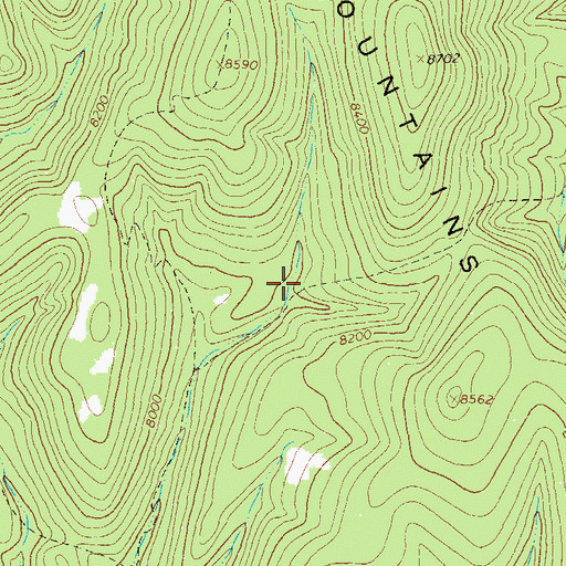 Topographic Map of Quentin Spring, NM
