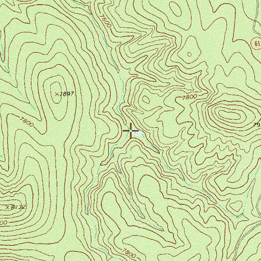 Topographic Map of KWR Tank, NM