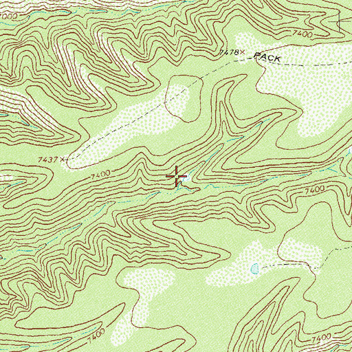 Topographic Map of Black Canyon Tank, NM