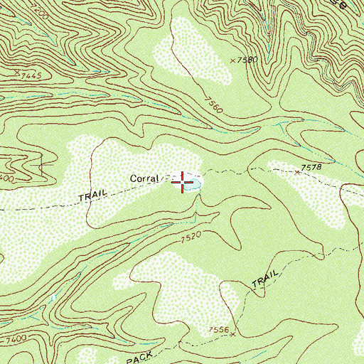 Topographic Map of Dry Lake Tank, NM