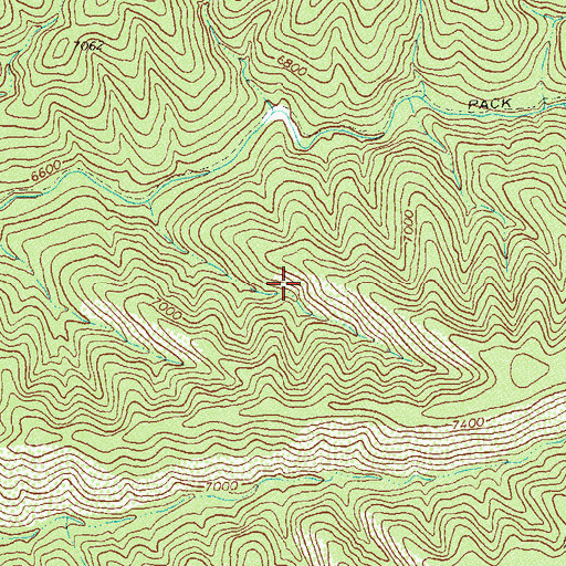 Topographic Map of Middle Mesa Tank Number Two, NM