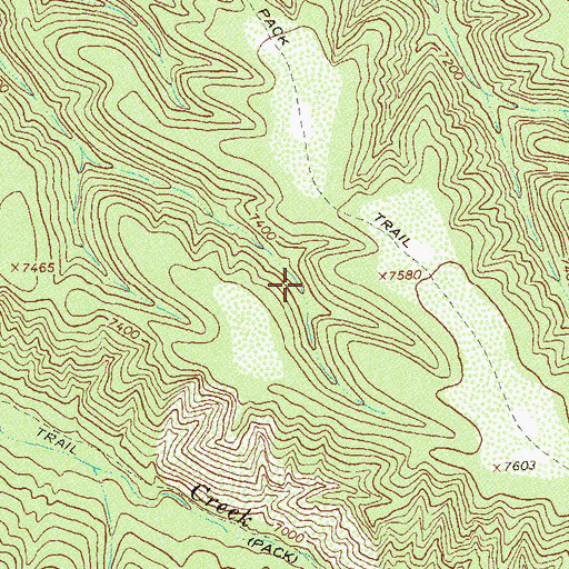 Topographic Map of Indian Tank, NM