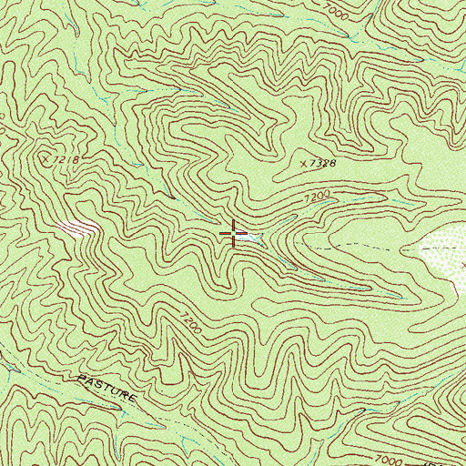 Topographic Map of Tom Moore Tank Number Two, NM