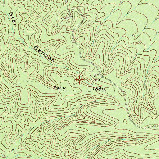 Topographic Map of North Star Tank, NM