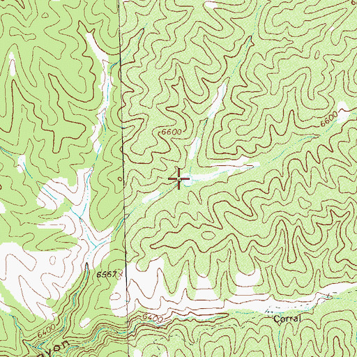 Topographic Map of Long Canyon Tank, NM