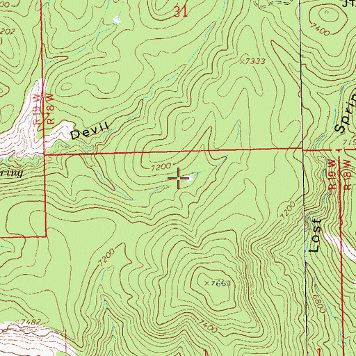 Topographic Map of Crass V Tank, NM