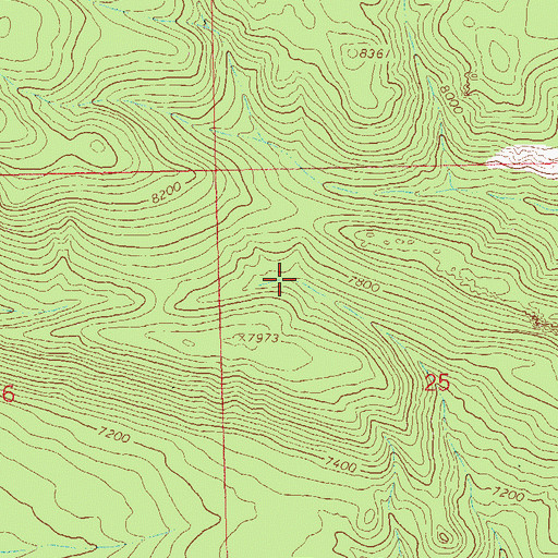 Topographic Map of Devil Tank Number Two, NM