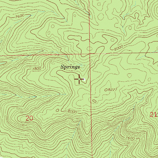 Topographic Map of Shelby Tank, NM