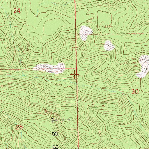 Topographic Map of Devil Tank Number One, NM