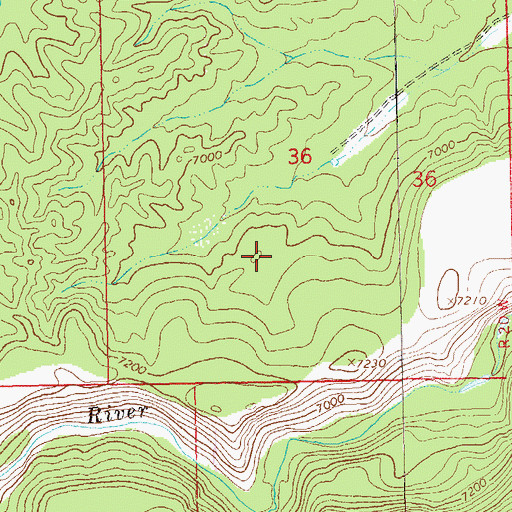 Topographic Map of Rim Tank, NM