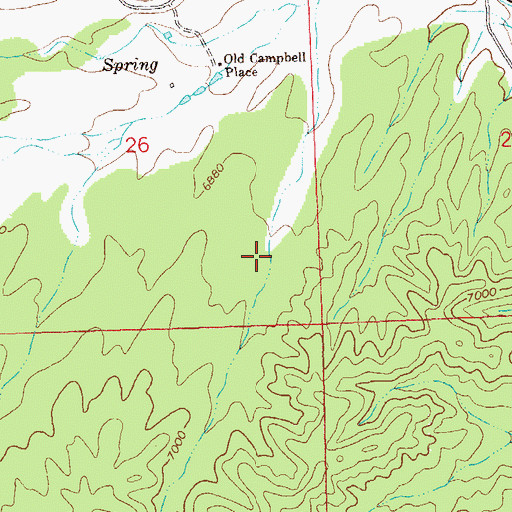 Topographic Map of Russell Tank, NM