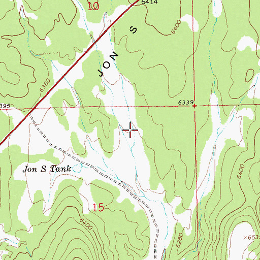 Topographic Map of Rockheader Tank, NM