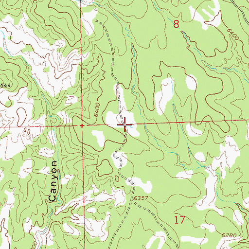 Topographic Map of Mountain Lion Tank, NM