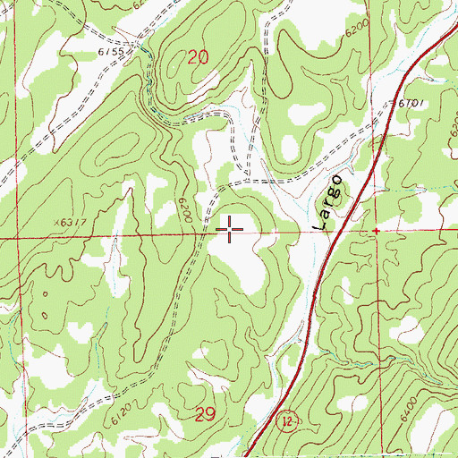 Topographic Map of Sawmill Well, NM