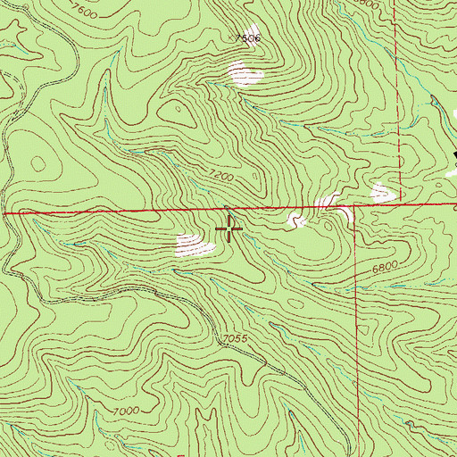 Topographic Map of McMahon Spring, NM
