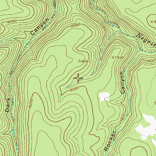 Topographic Map of Logger Spring, NM