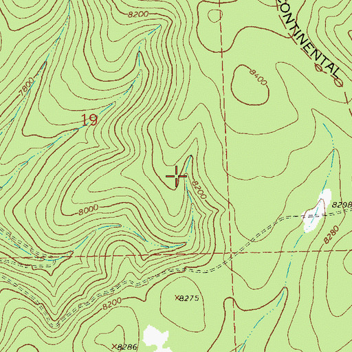 Topographic Map of Top Tank, NM