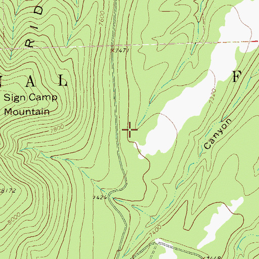 Topographic Map of Long Mesa Tank, NM