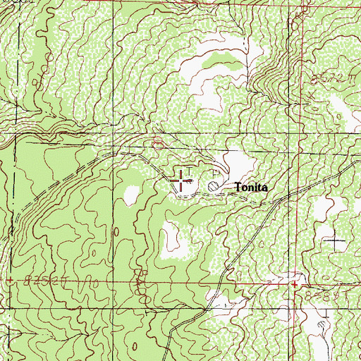 Topographic Map of Terrero Tank, NM