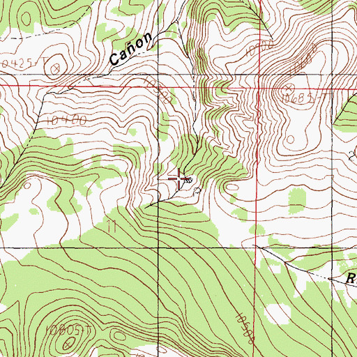 Topographic Map of Jawbone Tank, NM