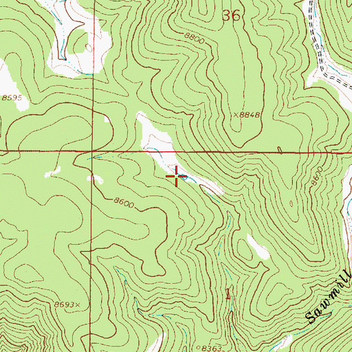 Topographic Map of Sty Tank, NM