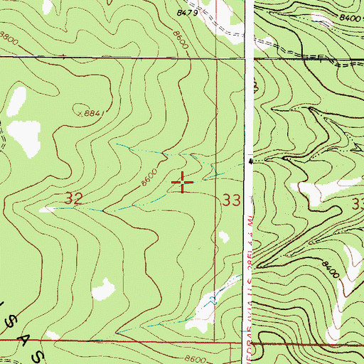 Topographic Map of North Malpais Tank, NM