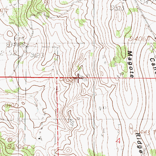 Topographic Map of Pato Tank, NM
