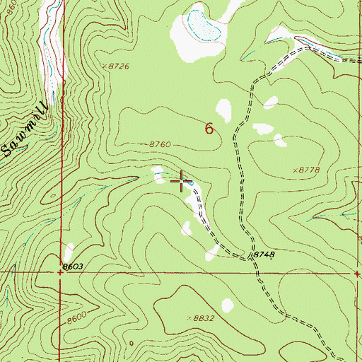 Topographic Map of Hondo Number One Tank, NM