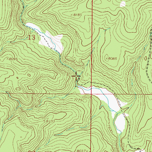 Topographic Map of Hondito Canyon, NM