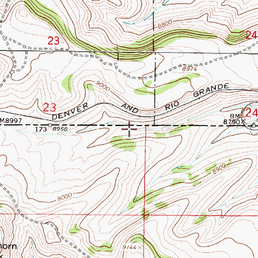 Topographic Map of Valdez Tank, NM