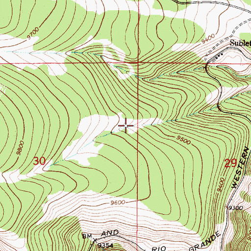 Topographic Map of Louis Tank, NM