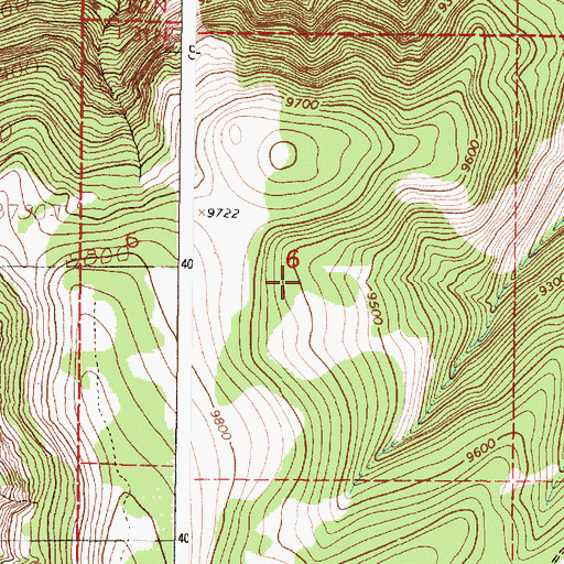Topographic Map of Hondo Number Two Tank, NM