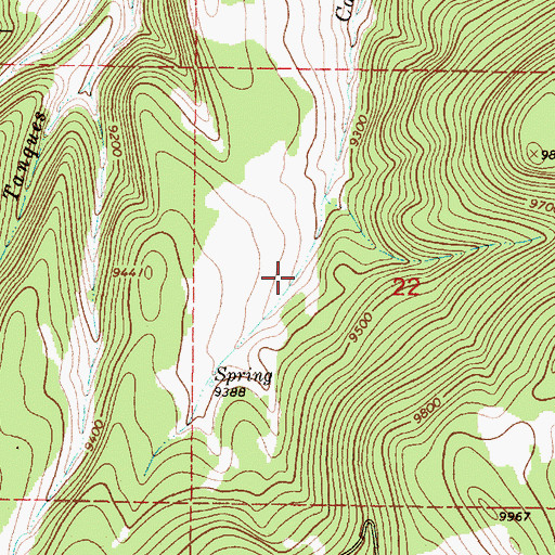 Topographic Map of Oso Tank, NM