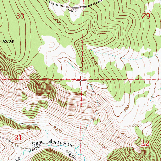 Topographic Map of Duran Tank, NM