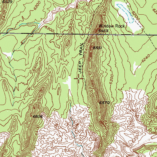 Topographic Map of Palacio Trail, NM