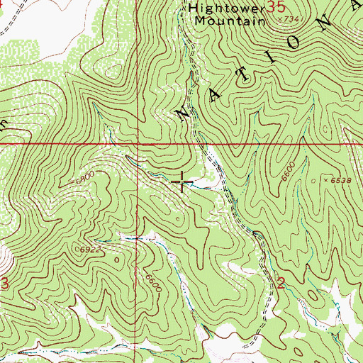 Topographic Map of Twin Tank, NM