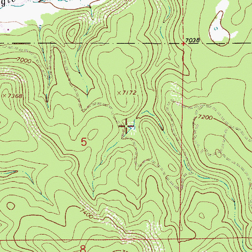 Topographic Map of Turkey Tank, NM