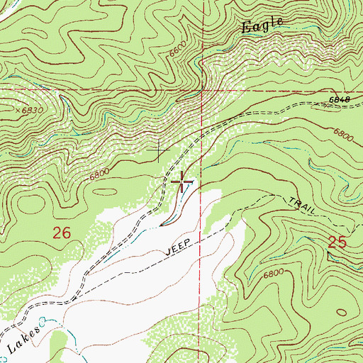 Topographic Map of Road Tank, NM