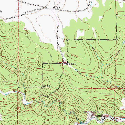 Topographic Map of Stanton Tank, NM