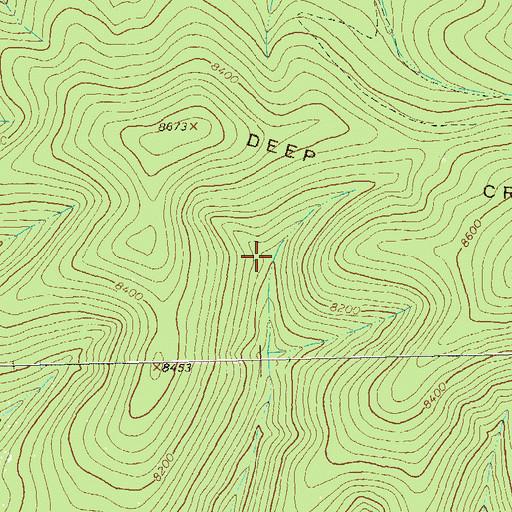 Topographic Map of Twin Peaks Tank, NM