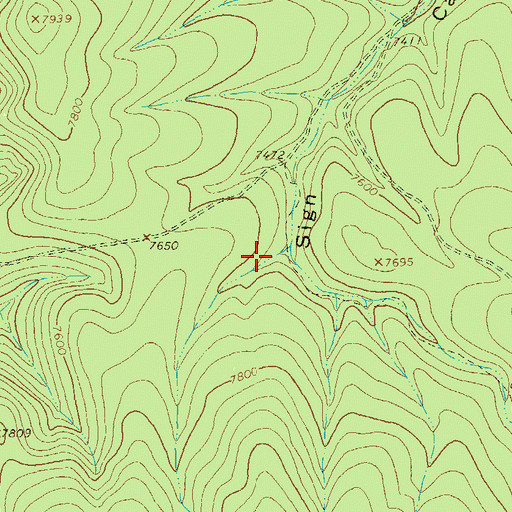 Topographic Map of Turkey Tank, NM