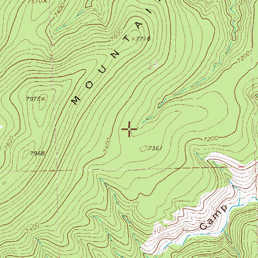 Topographic Map of Russ Tank, NM