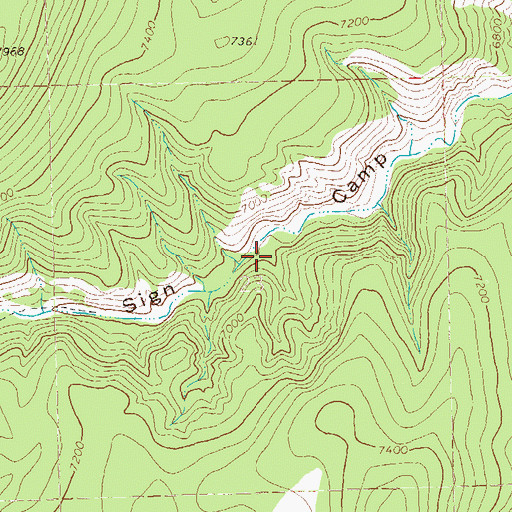 Topographic Map of Cowboy Tank, NM