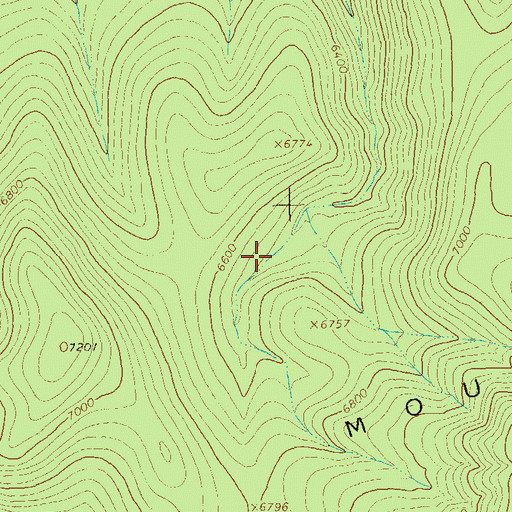 Topographic Map of Cripple Saddle Tank, NM